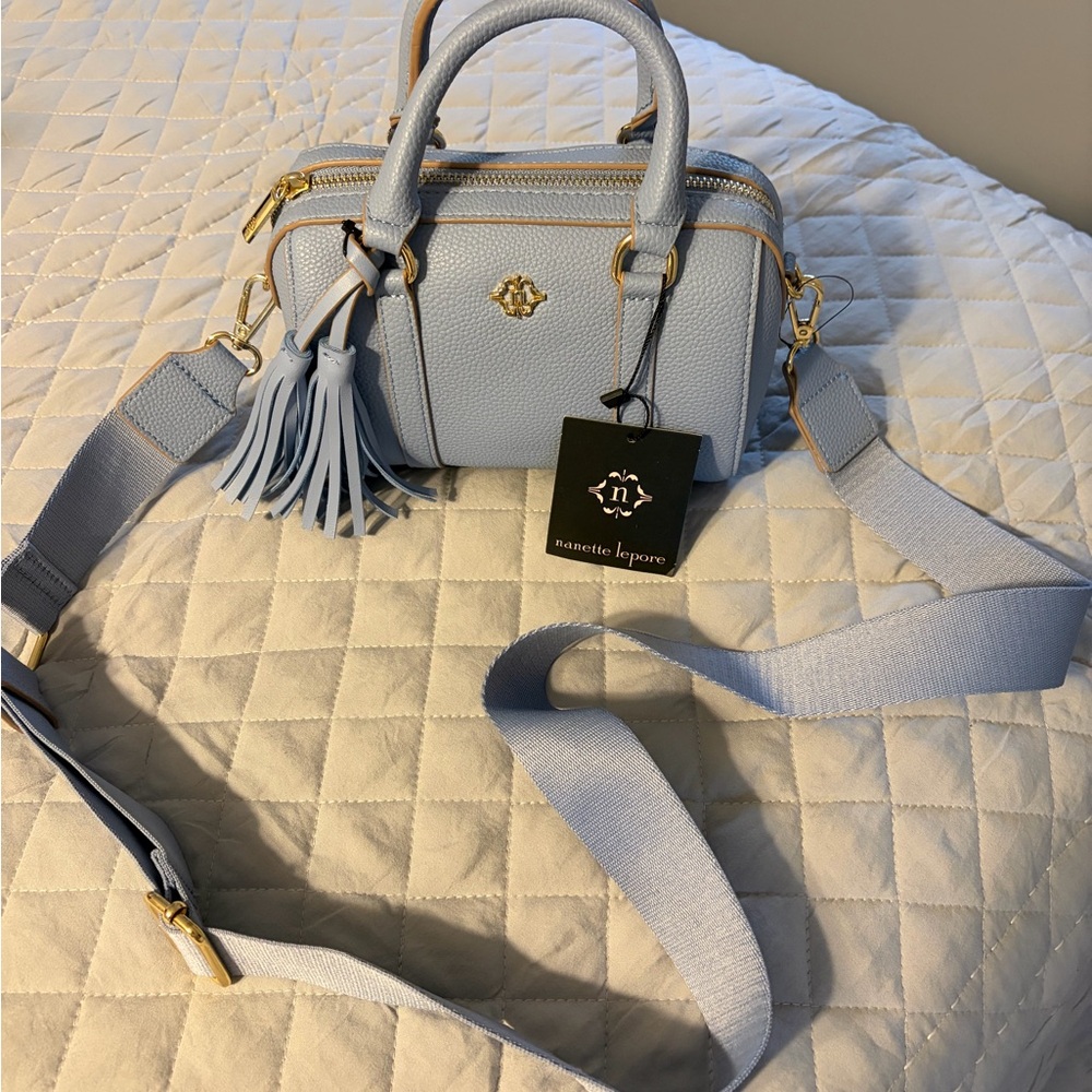 Nanette Lepore Sky Blue Crossbody Bag
